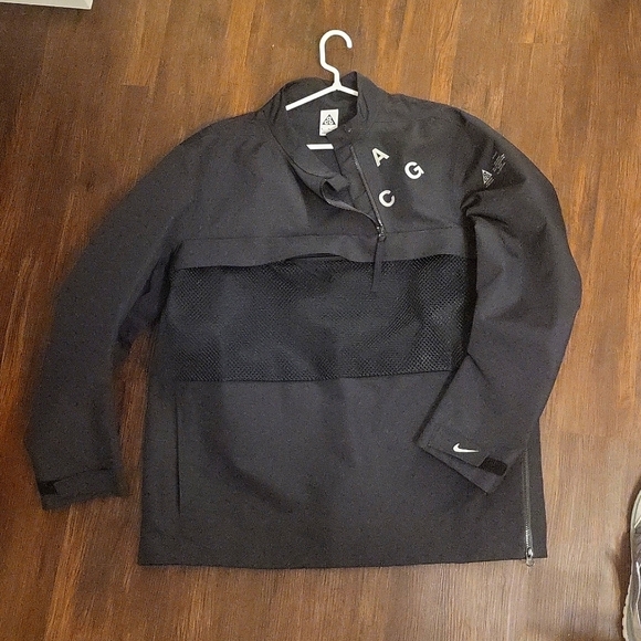 LIKE NEW NikeLab ACG Pullover Shell Jacket Black Errolson Hugh Size XL. - Picture 1 of 7